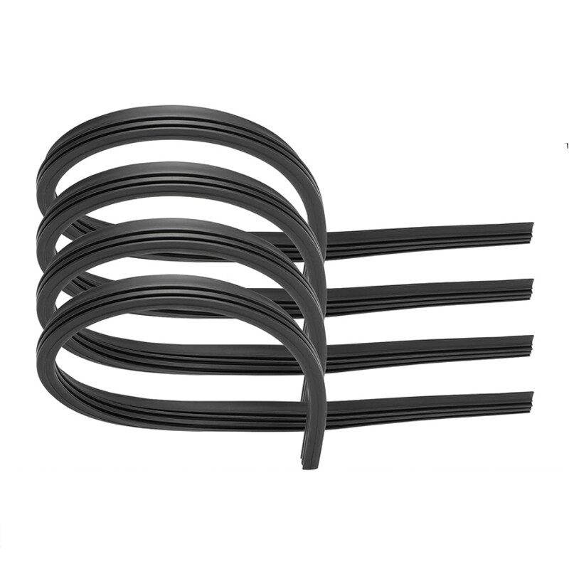 4x Durable Soft Car Bus Auto Rubber Frameless Windshield Wiper Refills Blade 28"