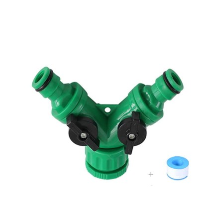 Splitter Y Shape 3/4 Inch Shut Off Valve Adapter