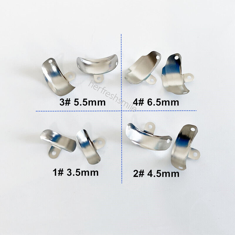 80pcs New Dental Matrix Bands Sectional Contoured Metal Matrices