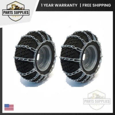 1062756 Set of 2 Tire Chain for 20x10x8 20x10x10 fits Peerless Garden Tractor