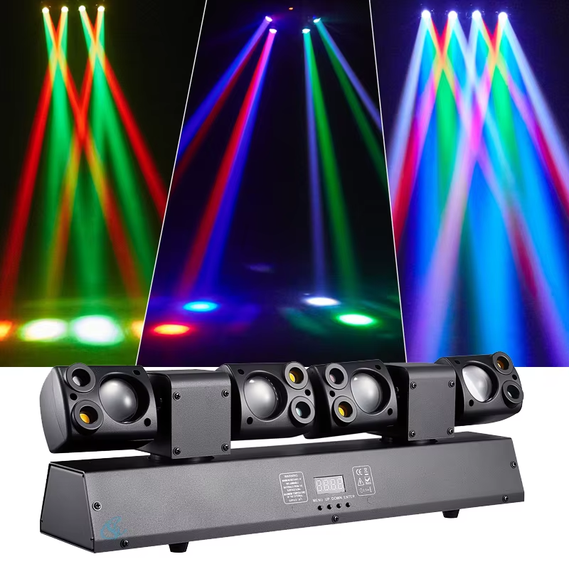 Remote Controller LED 80W RGBW Beam DJ Disco Stage Lighting Effect Party Wedding
