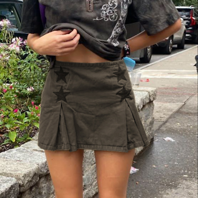 Star patch skirt cheap