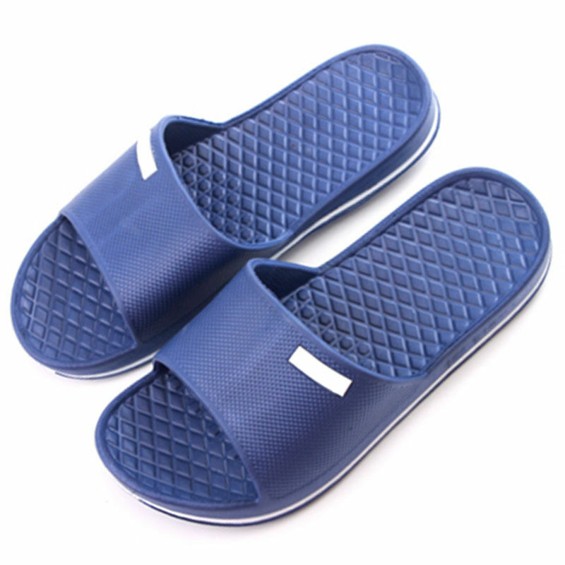 Mens Slip On Sport Slide Sandals Flip Flop Shower Shoes House Slippers Pool