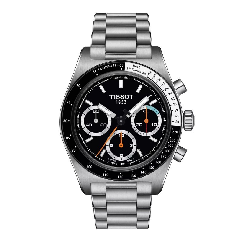 Pre-owned Tissot T1494592105100 Prs 516 Mechanical Chrono 41mm T149.459.21.051.00