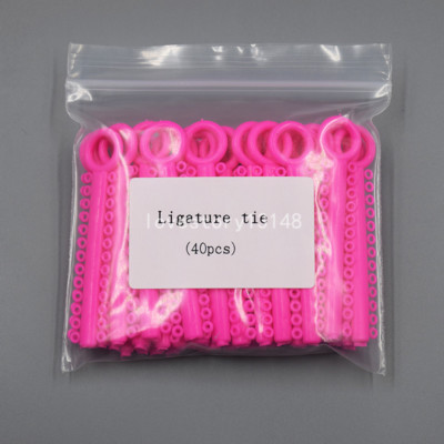 1040 Pcs Dental Orthodontic Elastic Braces Rubber Ligature Ties 37 Colors 1 Pack