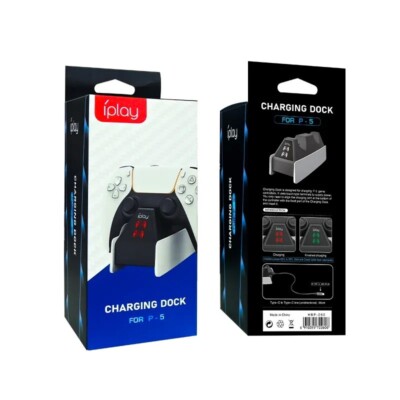 iPlay Charging Dock for P-5 (PS5 Game Controller Charging Dock) USB37