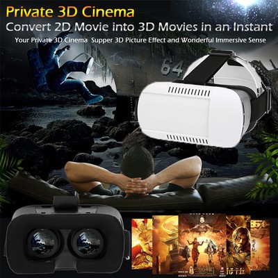 Universal Virtual Reality 3D VR Glasses Headset For Android IOS...