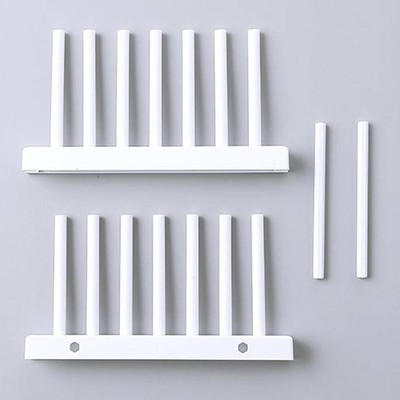 Plastic Stand Shelves Bowl Rack Kitchen Plate Lid Pan Storage Holder Rack Tool