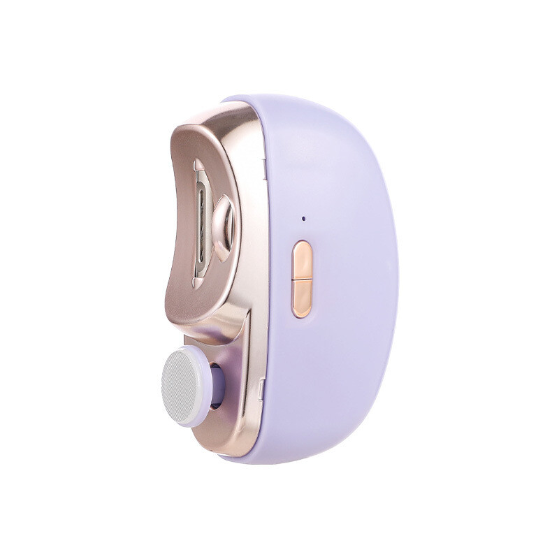 Electric Automatic Nail Clippers With Light Trimmer Nail Cutter Manicure