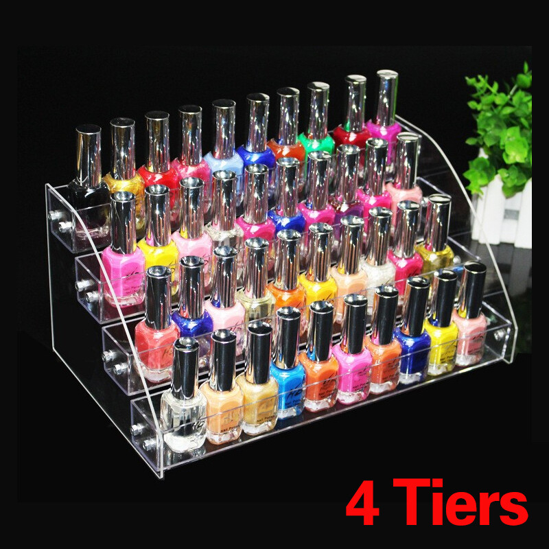 NEW Acrylic Nail Polish Varnish Organiser Holder Desk Top Storage