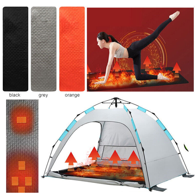 Electric Heating Blanket Outdoor Camping USB Powered Blanket Mat  5 Zones Warmer