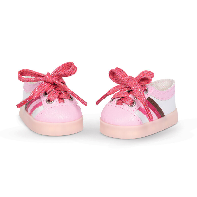 Our Generation - Outfit - pinke Leucht-Sneaker für Puppen von OG mit 46 cm