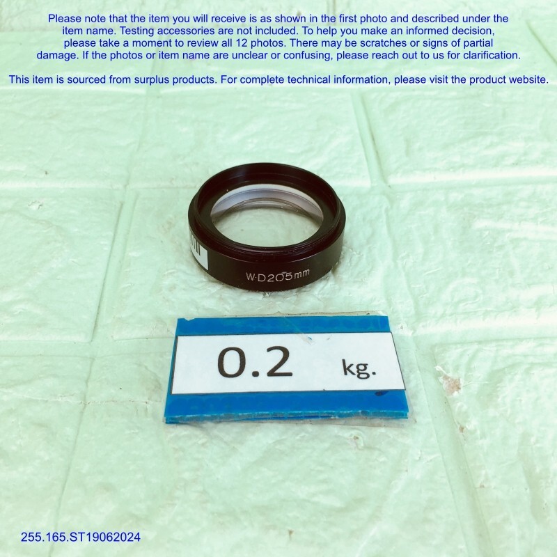 Auxiliary Lens WD 205mm Thread 48.4mm 0.5x as photos, sn:4431, Unknown Data.