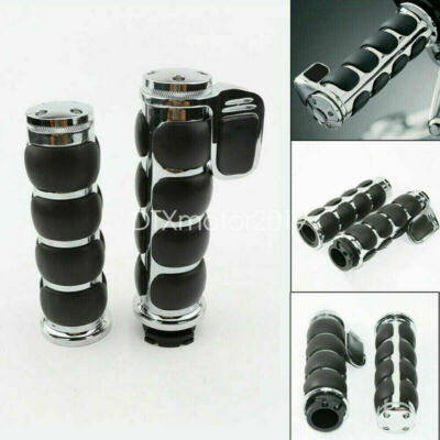 Motorcycle 1'' Handlebar Hand Grips for Harley-Davidson Sportster XL1200 883