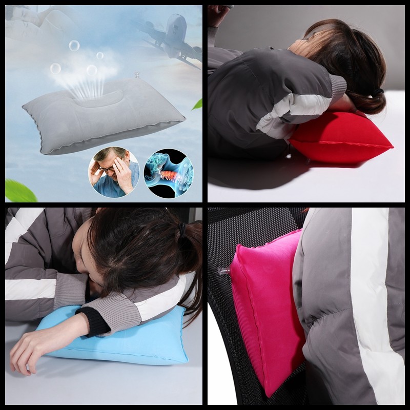 Double Sided Flocking Inflatable Pillow Suede Fabric Cushion
