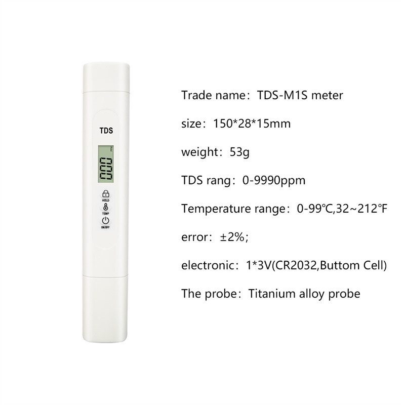 Digital LCD Water Quality Test Pen Tap Drinking Water Quality Tester Analyzer