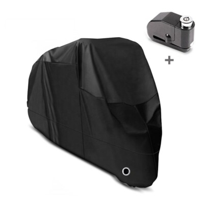 Abdeckplane XL + Alarm Bremsscheibenschloss für Ducati Scrambler Classic / Icon