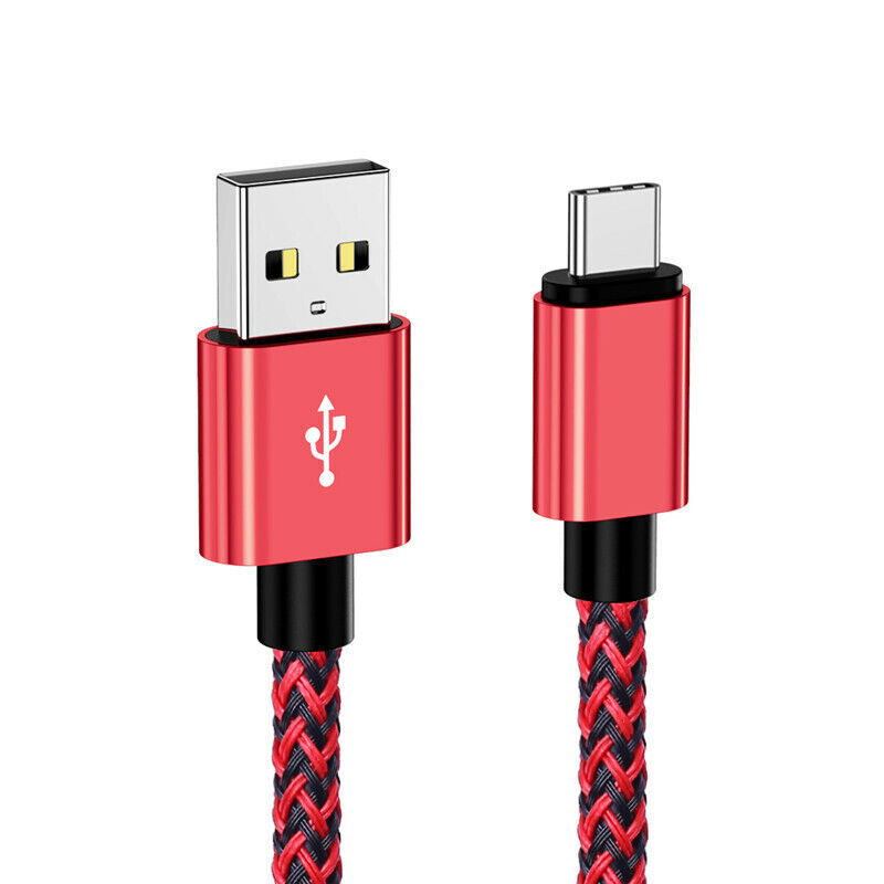 USB C Fast Charging Cable For Samsung S8 S9 S10 S20 S21 Plus Type C Charger Cord