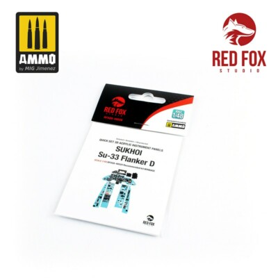 Red Fox 1/48 Sukhoi Su-33 Flanker D (for Minibase kit) RFSQS-48028