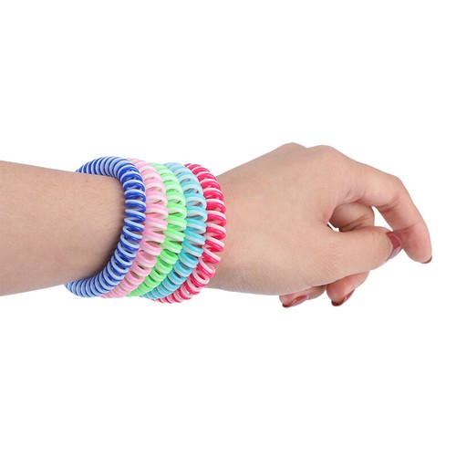 10Pack + 24Pcs Repellent Mosquito Bracelet Band Pest Control Insect Bug Repeller