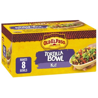 Old El Paso Tortilla Bowl Kit, 8 count per box, 309g/10.9 oz