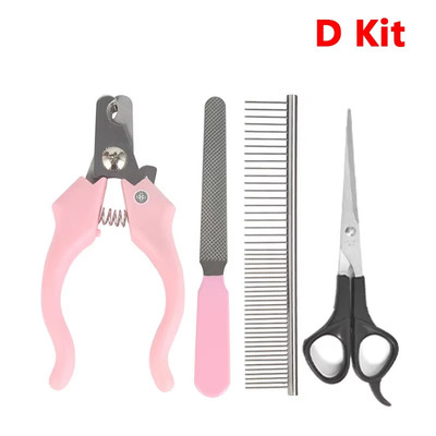Pet Electric Scissors Kit Cat Dog Hair Prune Machine Professional Shearing Tool 