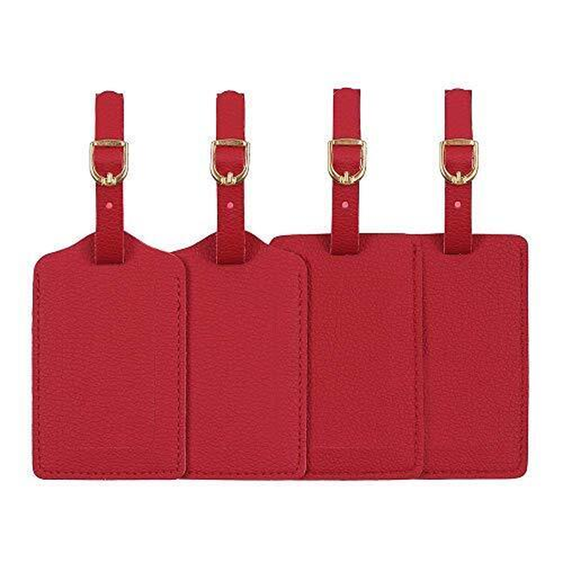 Tags 4 Pack Bag Suitcase Labels