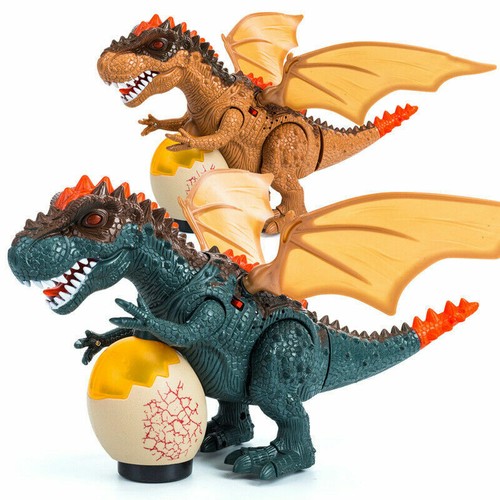 Kinder Elektro Dinosaurier Spielzeug Walking Tyrannosaurus mit Licht /& Sound NEU