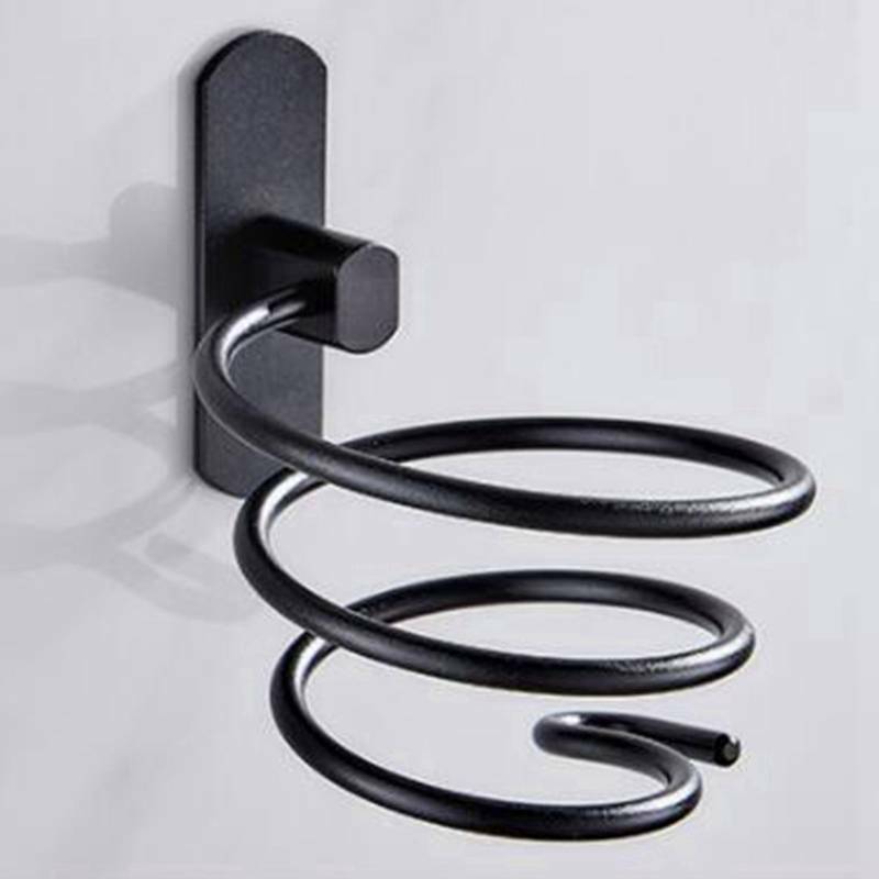 Aluminium Haartrocknerhalter Fönhalter Föhn Halterung Wandhalter .vzYL