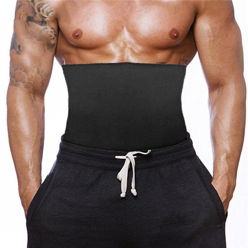 Men Tummy Tuck Belt Body Shaper Tummy Control Slimming Trimmer Waist Trainer AS
