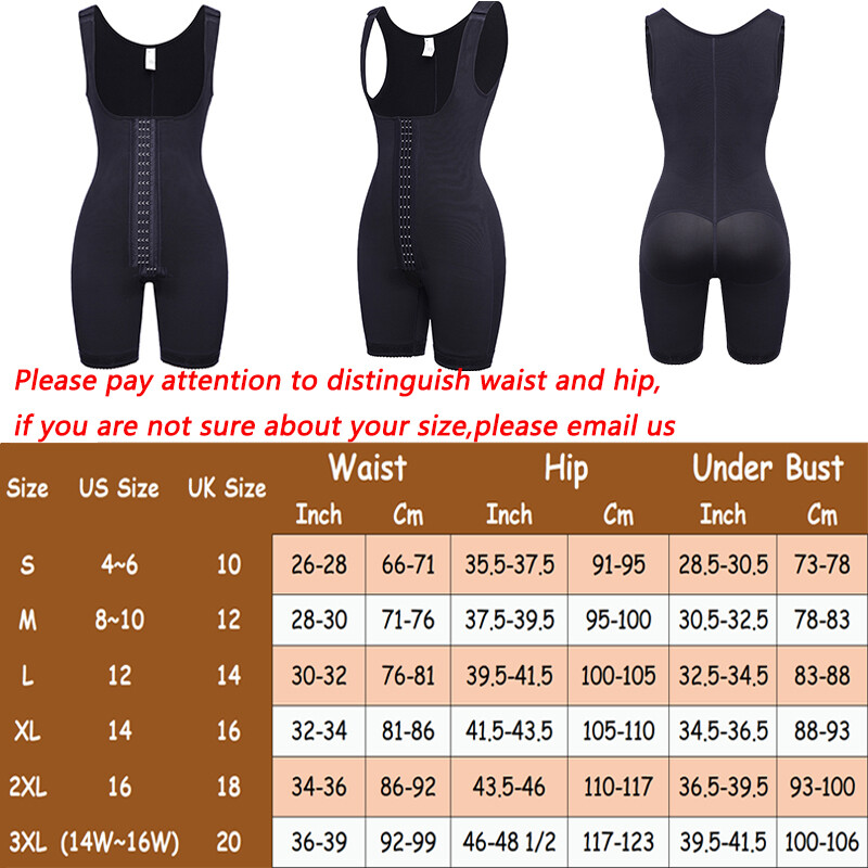 Fajas Colombianas Reductoras Levanta Cola Girdle Post Surgery BBL Body Shaper XL