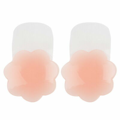 Reusable Silicone Strapless Invisible Push Up Bra Self-Adhesive Nipple Covers