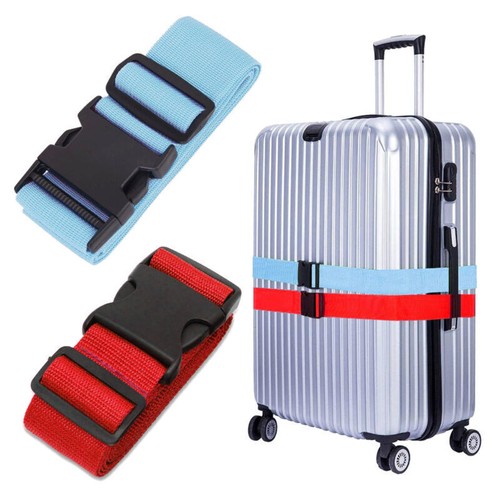 Best Travel Luggage Straps Suitcase Belt Baggage Bag Packing Secure Cross Belt