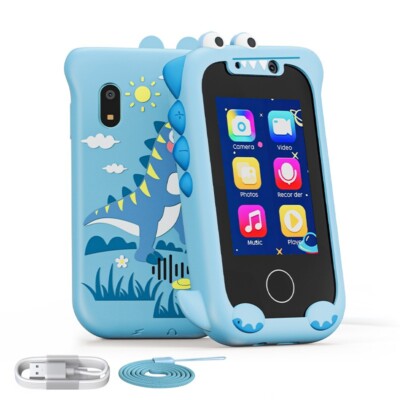 Kids Phone Kids Smart Phone for Toddler Boy Girls Touchscreen MP3 Camera Games