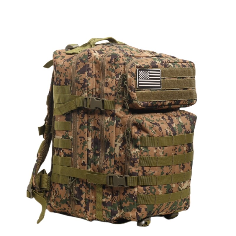 Outdoor Molle Tactical Military Rucksack Camping Backpack Hiking Travel Bag 45L