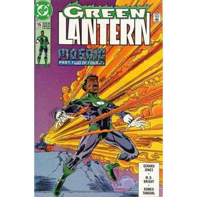 Green Lantern #15  - 1990 series DC comics VF+ Full description below [y''