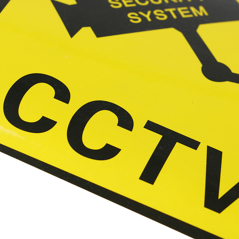 10Pcs CCTV Video Surveillance Security Camera Alarm Sticker Warning Signs HB_xi