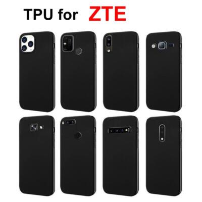 Black TPU shell cover for ZTE - silicone case for all models