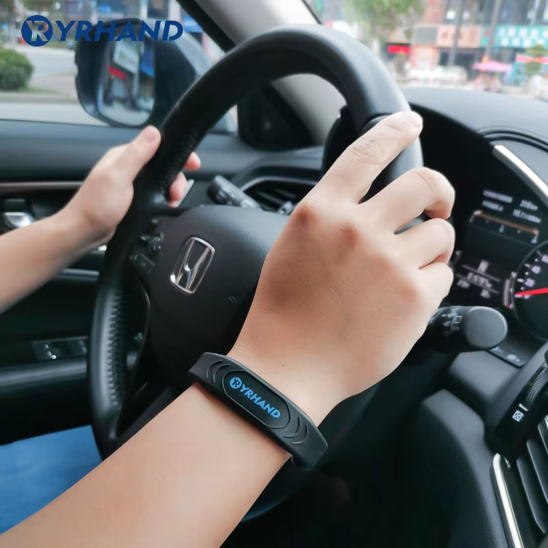 10pcs 13.56Mhz Adjustable Rubber IC Smart Wristbands for electronic rfid locks
