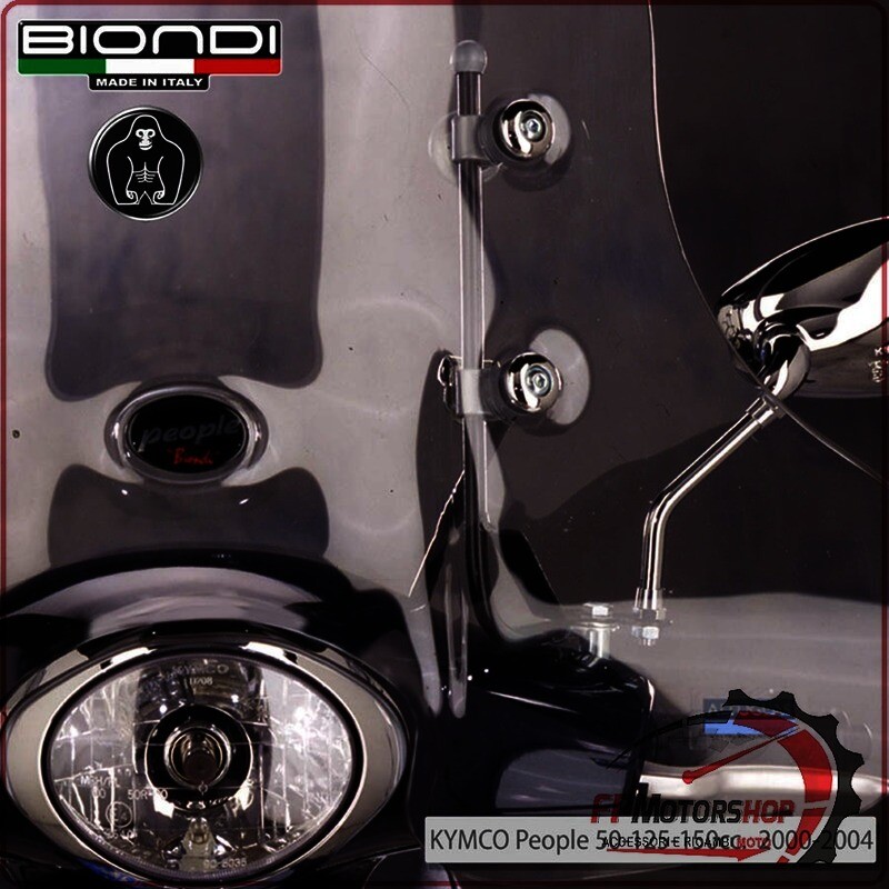 KIT ATTACCHI PARABREZZA SCOOTER PER KYMCO PEOPLE 50/125/150 00> BIONDI 8500784 