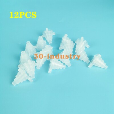 12PCS SPE Solid Phase Extraction Column Adapter 1ml/3ml/6ml Cartridge Connector