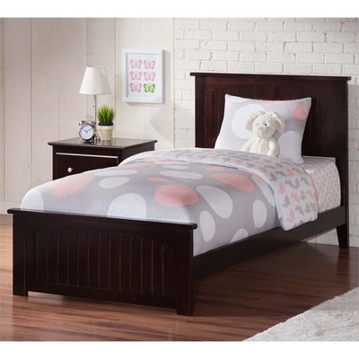 Atlantic Furniture Nantucket Twin XL Panel Bed in Espresso