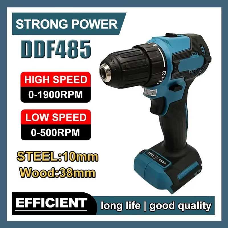 Fit Makita DDF485 10MM Cordless Compact Drill Multi-Function Screwdriver Brushle