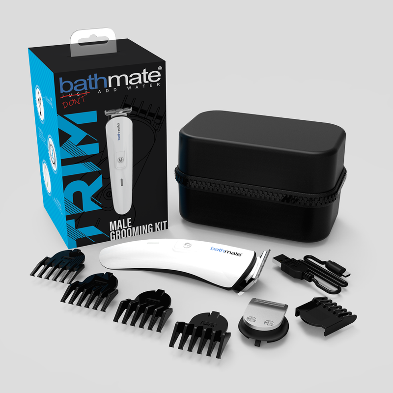 New BATHMATE HYDROMAX Xtreme Male Hair Beard Trim Trimmer Grooming Kit USB
