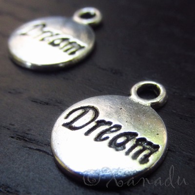 Dream Wholesale Antiqued Silver Plated Charm Pendant C2065 - 10, 20 Or 50PCs