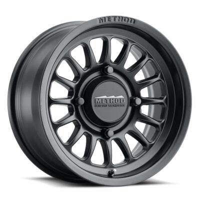 METHOD 409 UTV Bead Grip Rim 15X7 4X136 Offset 13 Matte Black (Quantity of 1)