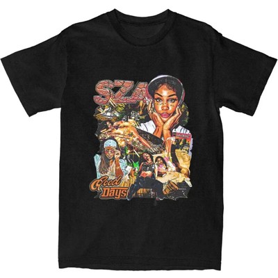 Vintage 90s Style SZA Good Days T Shirt Rapper Rap Hip Hop Bootleg Gift Apparel
