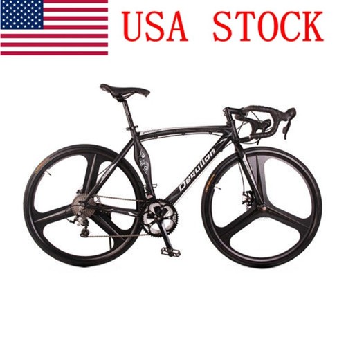 Dequilon 26" Road Bike Racing Bicycle 18 SP Aluminium Frame SHIMANO TX30 Blk TOP