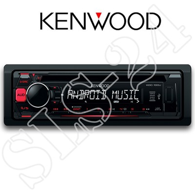 Kenwood Autoradio KDC-120UR CD USB MP3 Tuner Radio roter Tastenbeleuchtung Tuner