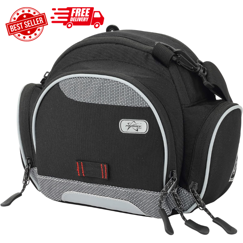 Prodigy Black Disc Zipper Putter Pouch for Disc Golf Carts -Pouch Hold 2 Putters